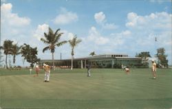 Plantation GOLF CLUB INC. (18 holes) Golf Course Postcard