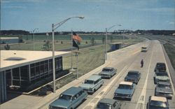 Chesapeake Bay Bridge-Tunnel North Toll Plaza, Cape Charles Postcard