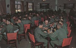 US Army Trainees Mess Hall, Fort Knox, Kentucky Postcard