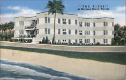 THE TIDES Apartment Hotel, Daytona Beach, FL Postcard