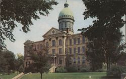 Augustana College Main Building Dome, Rock Island, IL Postcard
