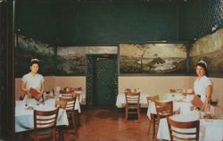 Patio Room, Anchor Restaurant, Berkeley, CA Postcard