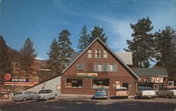 Mountain Store, Union 76 Gas Station, Wrightwood, CA Postcard