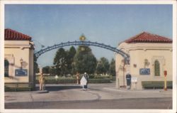 United States Naval Training Center Gate No. 1 Postcard