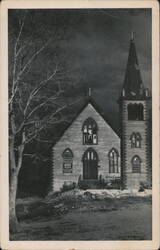 Old Episcopal Church, Virginia City, Nevada Postcard