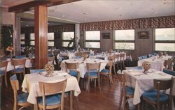 Hudson Overlook Inn Dining Room, Cafe Heidelberg Postcard