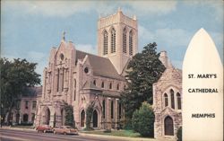 St. Mary's Cathedral, Memphis, TN Postcard