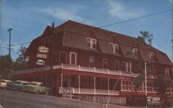 Colfax Hotel, Coffee Shop, Greyhound Postcard