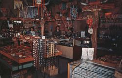 Wonder Cave Gift Shop Interior, San Marcos, TX Postcard