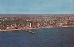 Aerial View Deerfield Beach, Tiara East & St. Ann's School Postcard