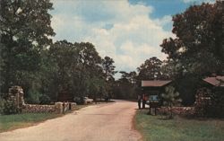 Gold Head Branch State Park Entrance, Keystone Heights Postcard