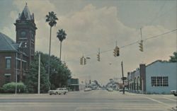 East Call Street Business District, Courthouse Postcard