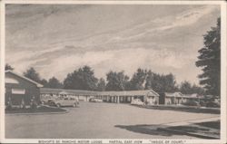 Bishop's Se Rancho Motor Lodge, Partial East View Postcard