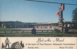 Bel-Air Motel Postcard