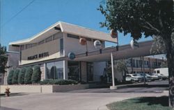 Palace Motel, Color TV, Air Conditioned, Salt Lake City Postcard