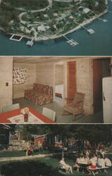 Redwoods Resort, Lake of the Ozarks, Modern Cottages Postcard