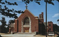 First Methodist Church, Main and North Fifth Streets Postcard