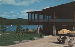 YMCA Trout Lodge Dining Hall & Headquarters, Sunnen Lake Postcard