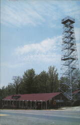 Mount Gayler Tower & Gift Shop, Boston Mountain Range Postcard