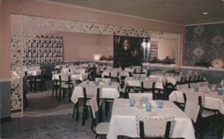 El-Char's Famous Dinner House Interior, St. Louis, MO Postcard
