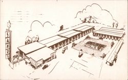 Sands Motor Lodge, Restaurant, Cocktail Lounge, Joplin, MO Postcard