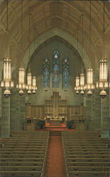 Williams Chapel Interior, College of the School of the Ozarks Postcard