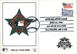 1993 MLB All-Star Game, Baltimore Orioles, Upper Deck Postcard