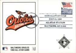 Baltimore Orioles 1993 All-Star Game, White House Stamp Postcard