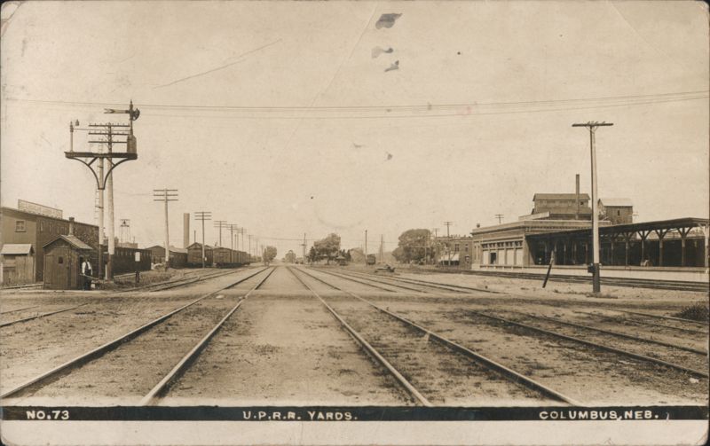 U.P.R.R. Yards & Signal Tower, Columbus, NE Nebraska