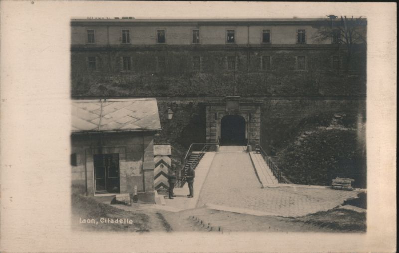 Laon Citadelle Entrance with Guards France