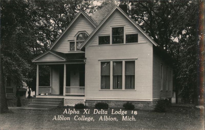Alpha Xi Delta Lodge 18, Albion College, Albion, MI Michigan