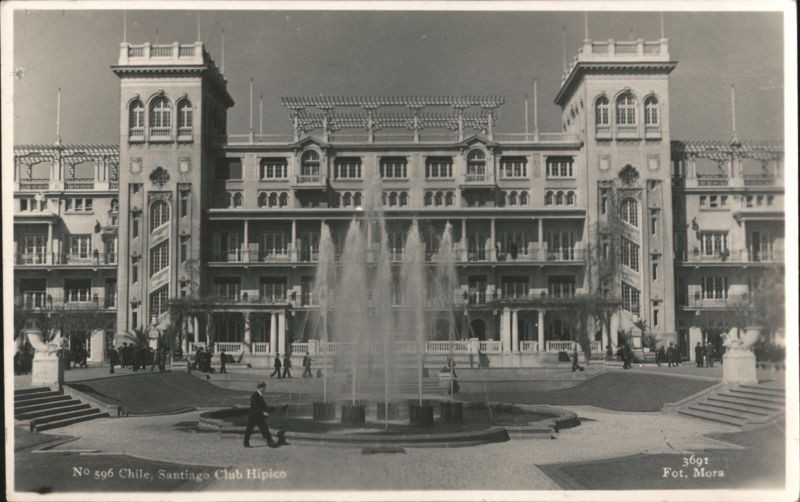 Santiago Club Hipico with Fountain Chile Fot. Mora