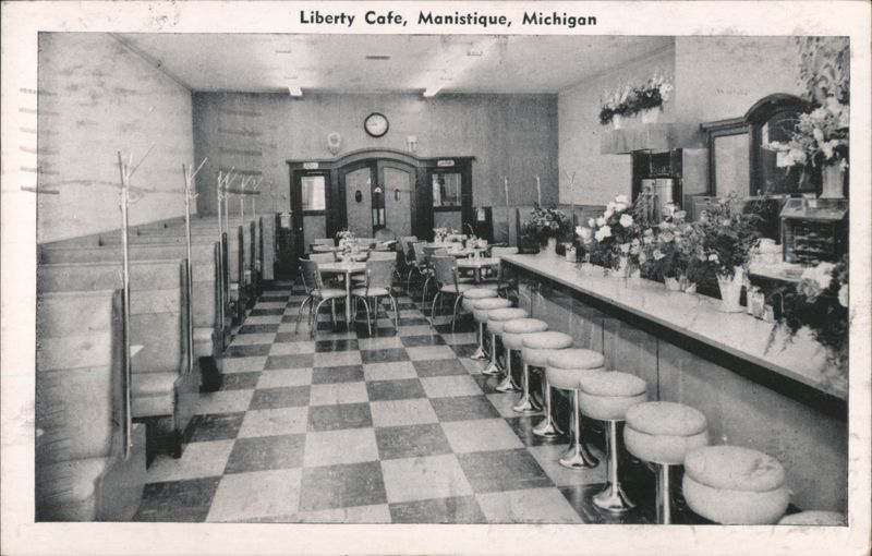 Liberty Cafe Interior, Manistique, Michigan