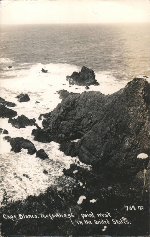 Cape Blanco Farthest Point West United States Coast Oregon