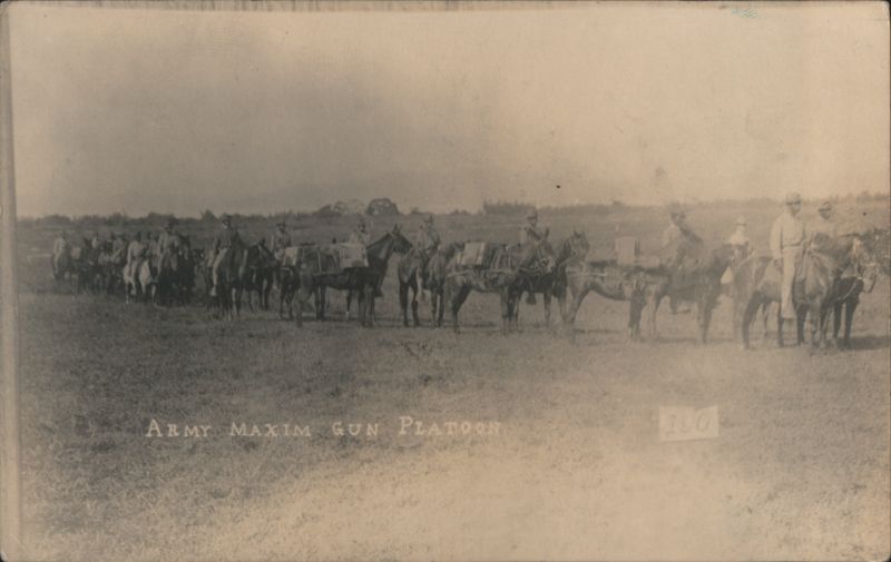 Army Maxim Gun Platoon Military