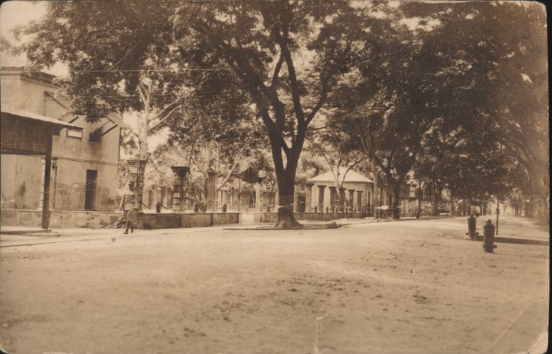 U.S. Army Barrack, Cement Work by Early Americans