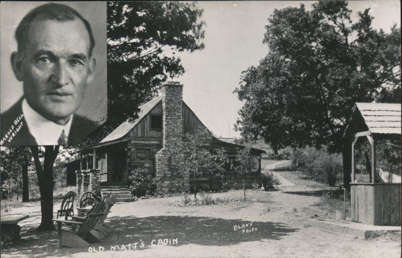 Harold Bell Wright, Old Matt's Cabin Blake Photo Authors & Writers