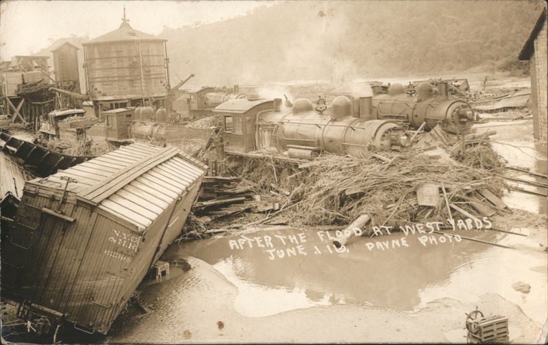 After the Flood at West Yards, June 1, 1910 Payne Disasters