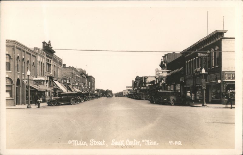 Main Street, Sauk Center, Minn. Sauk Centre Minnesota