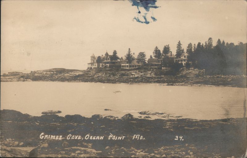 Grimes Cove, Ocean Point, Maine - Coastal Homes & Pines