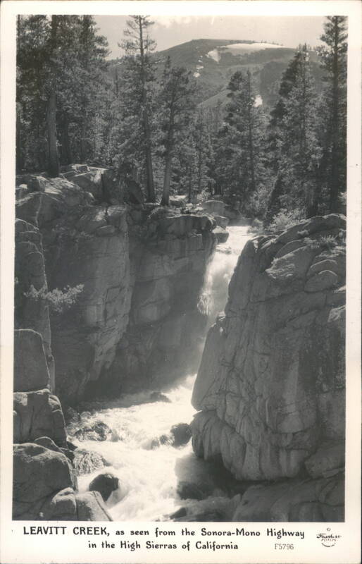 Leavitt Creek from Sonora-Mono Highway, High Sierras California