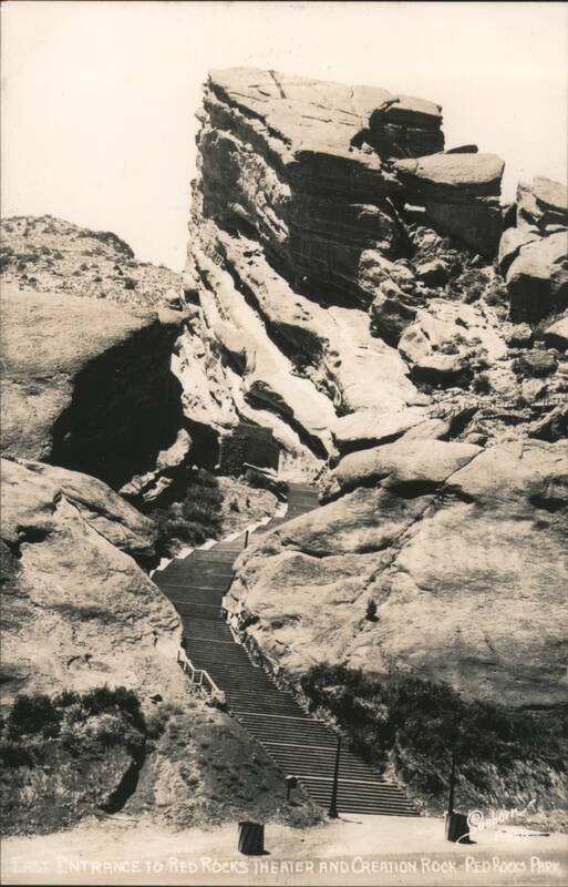 East Entrance Red Rocks Theater and Creation Rock - Red Rocks Park Morrison Colorado