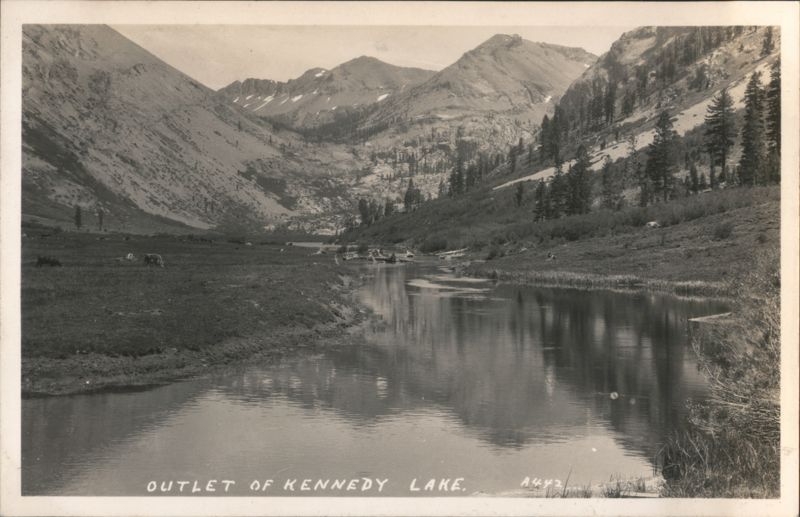 Outlet of Kennedy Lake Emigrant Wilderness California