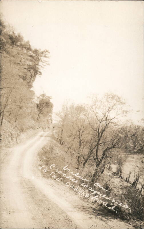 View on Crooked Road in the Ozarks Arkansas