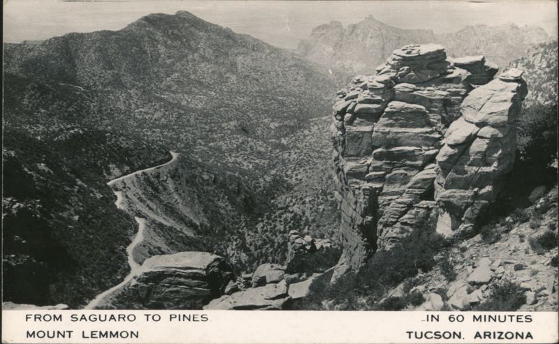 Mount Lemmon Road, Saguaro to Pines Tucson Arizona