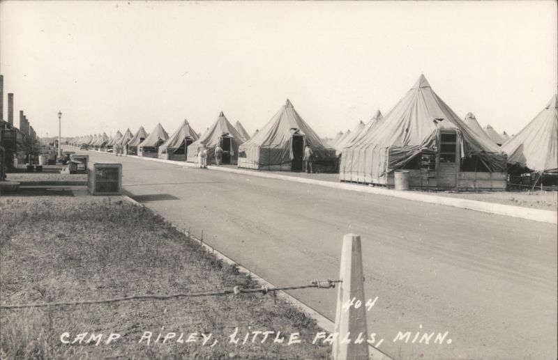 Camp Ripley, Little Falls, MN - Row of Tents Minnesota