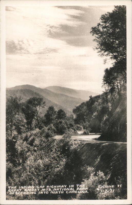 Indian Gap Highway, Great Smoky Mountains National Park North Carolina
