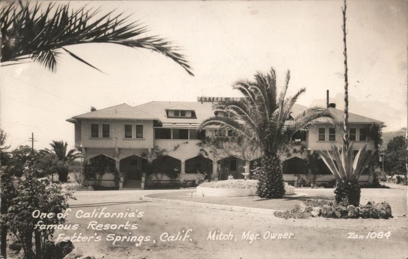 Fetter's Springs Resort, CA - Mitch, Mgr. Owner Fetters Hot Springs California
