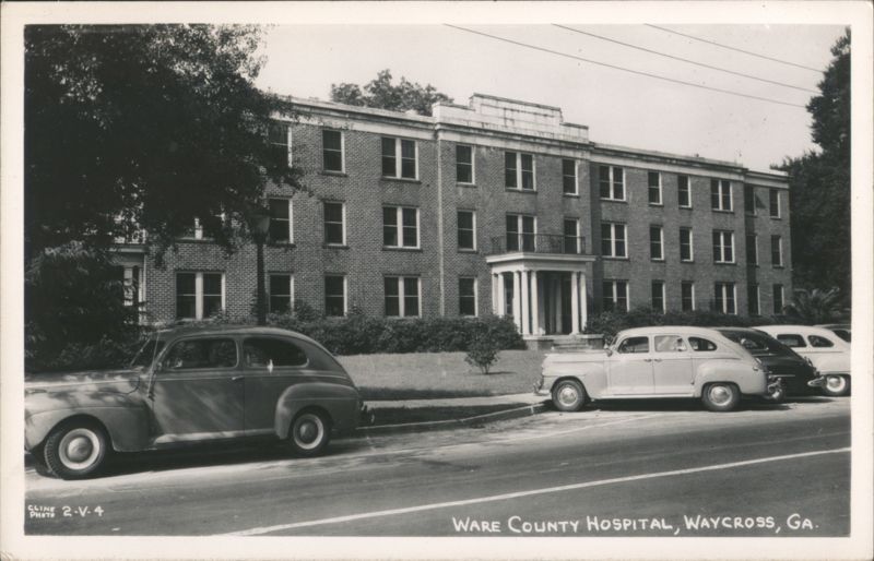 Ware County Hospital Waycross Georgia W.M. Cline Co.