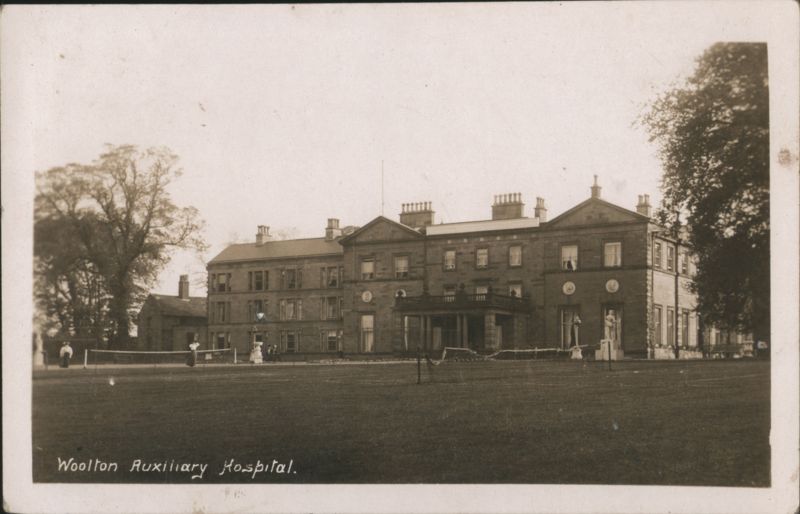 Woolton Auxiliary Hospital with Tennis Court Liverpool England